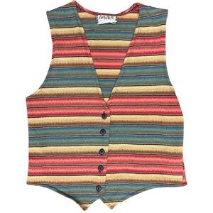 Vintage Jazz Sport southwestern vest, small